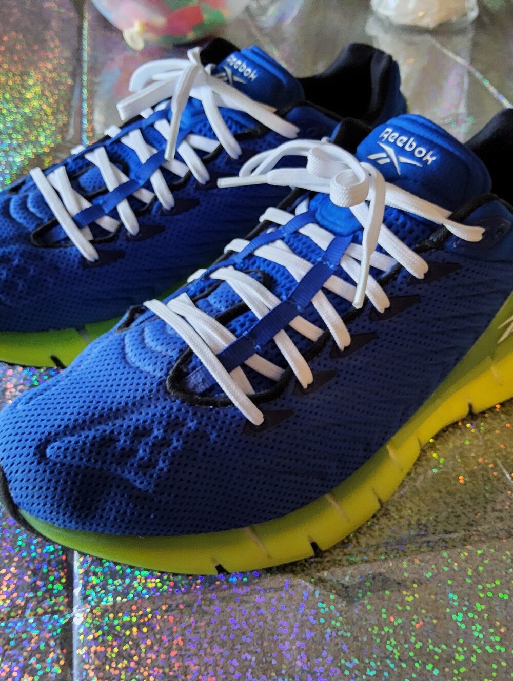 Reebok Zig KINETIKA Sneakers with Neon Yellow Sole